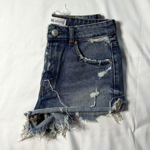 Zara Mini Jeans Shorts Size 2